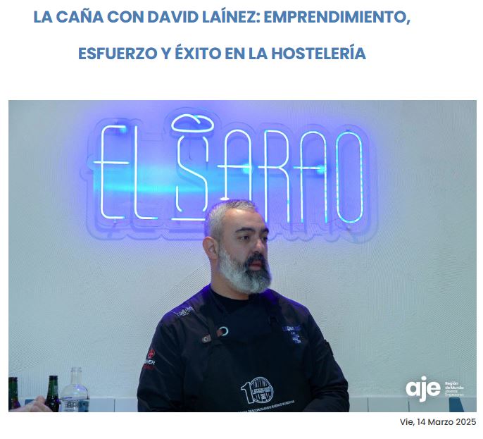 La Caña de AJE con David Lainez: Emprendimiento, esfuerzo y éxito en la hostelería